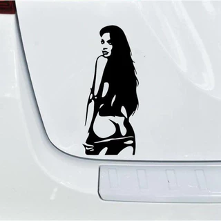 Tem Xe cô gái sexy (sticker đẹp)