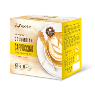 Cà phê Chek Hup Microground Colombian Cappuccino - Hộp 6 gói x 23g