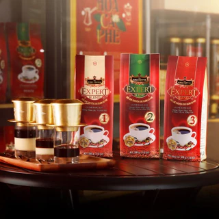 Cà phê rang xay TNI King Coffee Expert Blend 1,2&3 - Gói 500g