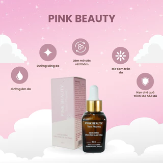 Serum dưỡng sáng hồng mờ thâm nhũ hoa  PINK BEAUTY giúp da sáng hồng 20ml