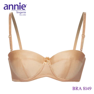 Áo ngực cúp ngang annie lingerie BRA8149 mút mỏng siêu nhẹ form nhỏ, có thể lắp thêm mút nâng ngực, ôm ngực