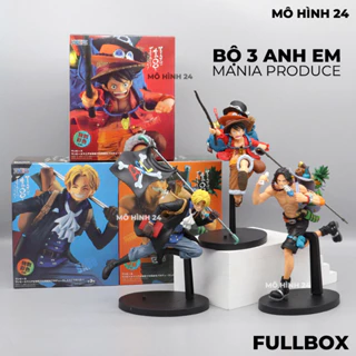 Bộ 3 anh em mô hình Mania Produce one piece luffy sabo ace thám hiểm ba anh em three brothers one piece figure