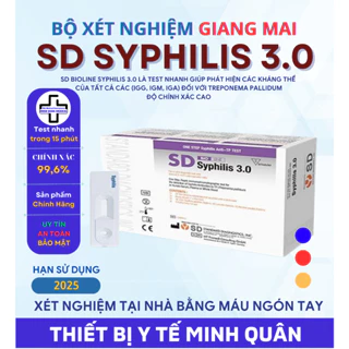 [ Hỏa Tốc ] - Bộ test xét nghiệm GIANG MAI - SD bioline 3.0