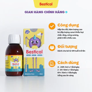 Canxi Bestical - Canxi sinh học cho bé, hỗ trợ xương chắc khỏe, phát triển chiều cao