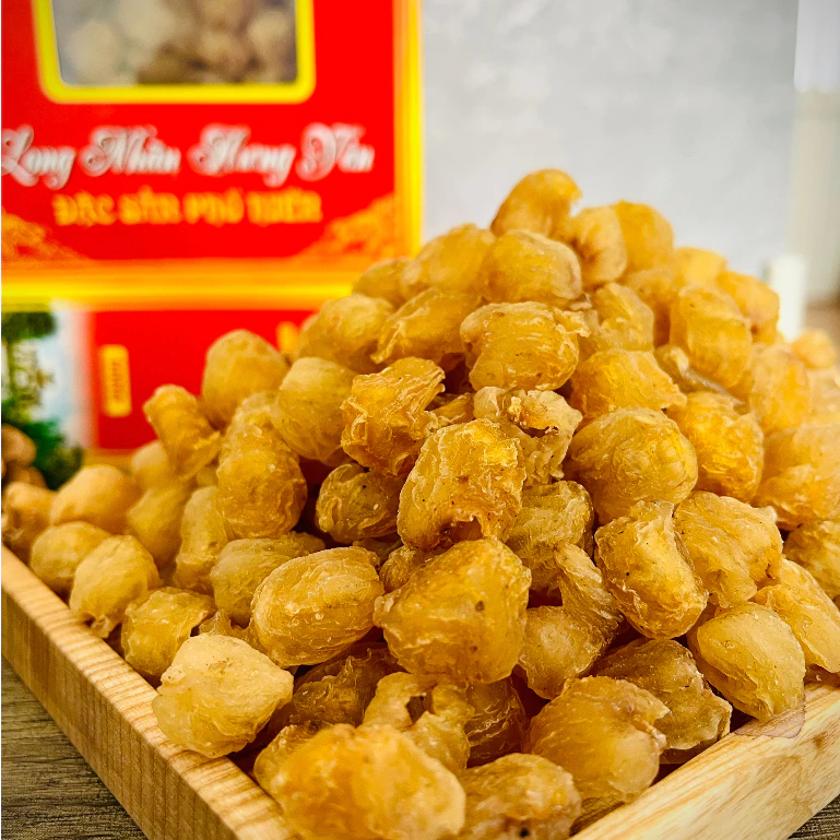 LONG NHÃN HƯNG YÊN LOẠI 1 MÀU ĐẸP TỰ NHIÊN - Không tẩm ướp đường - Sấy dẻo ăn không hoặc nấu chè