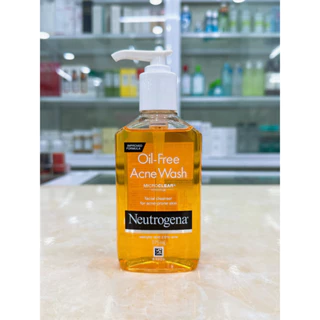 Sữa Rửa Mặt Neutrogena Ngăn Ngừa Mụn Oil-Free Acne Wash 175ml Chính Hãng Công Ty