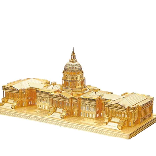 Đồ Chơi Lắp Ráp Mô Hình 3D Bằng Kim Loại Piececool Tòa Nhà Quốc Hội Mỹ US Capitol P015-G