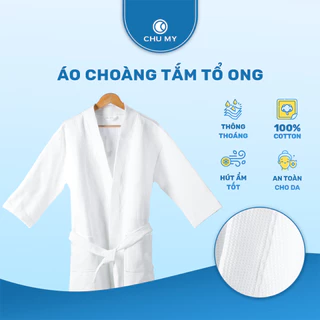 Áo choàng tắm khách sạn vải tổ ong CVC