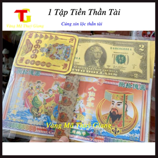 Tiền Thần Tài - Tiền vàng mã cúng Thần Tài xin lộc loại đẹp