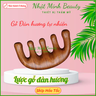 Lược Gỗ Đàn Hương Massage da đầu, đả thông kinh lạc