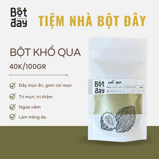 100gr Bột khổ qua nguyên chất 100% Organic - Mỹ phẩm Handmade