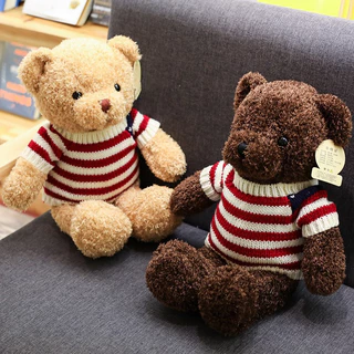 Gấu Bông Teddy Head Tales Thú Nhồi Bông Lông Xù Size Mini 30cm