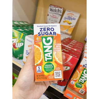 🇺🇸BỘT PHA NƯỚC CAM TANG ZERO SUGAR HỘP 6 GÓI NHỎ CỦA MỸ