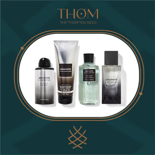 GRAPHITE  | Sản Phẩm Tắm Dưỡng Xịt Thơm Khử Mùi Bath & Body Works Dành Cho Nam Body Srpay Shower Gel Lotion