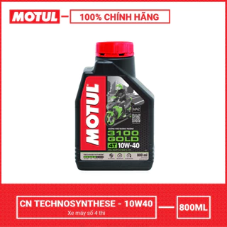 Dầu nhớt xe máy MOTUL 3100 GOLD 4T 10W40 800ml - 1L