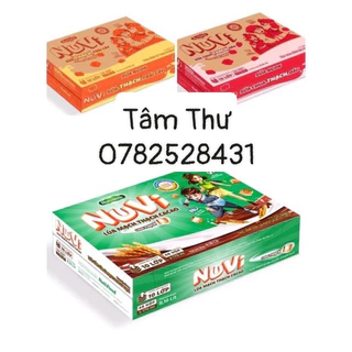 Thùng 12 lốc sữa Nuvi thạch 170ml