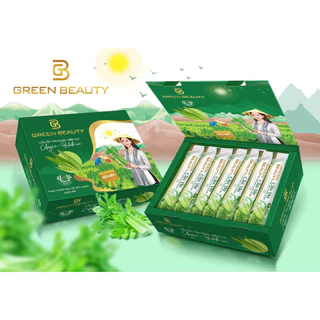 Nước Ép Cần Tây GREEN BEAUTY Mẫu mới nhất 2023 Phiên bản Quốc Tế (36 gói)