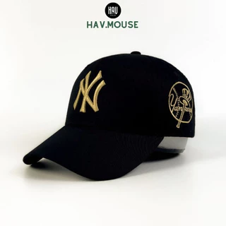Mũ lưỡi trai nón kết NY thêu logo Yankees nổi lưỡi phong cách hàn quốc dành cho nam và nữ