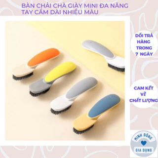 Bàn Chải Chà Giày Mini Đa Năng Tay Cầm Dài Nhiều Màu