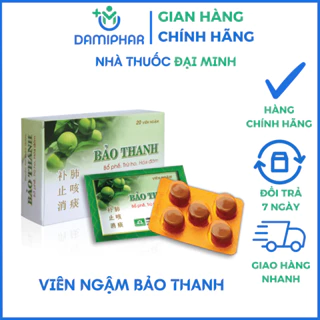 Viên Ngậm Bảo Thanh Hộp 20 Viên