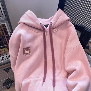 SWELEE Áo hoodie nam nữ nỉ form rộng tay dài unisex hình in gấu lotso