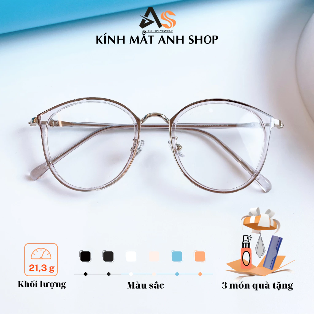 Gọng kính nữ kiểu dáng mắt mèo cao cấp thời trang nhiểu màu sắc M2053A