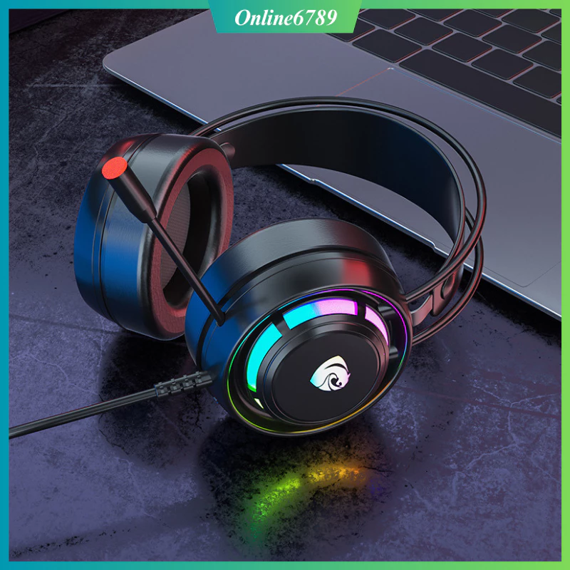 Tai nghe máy tính giả lập 7.1 full box led rgb cho máy tính pc laptop điện thoại , chơi game giải trí bảo hành 1 đổi 1
