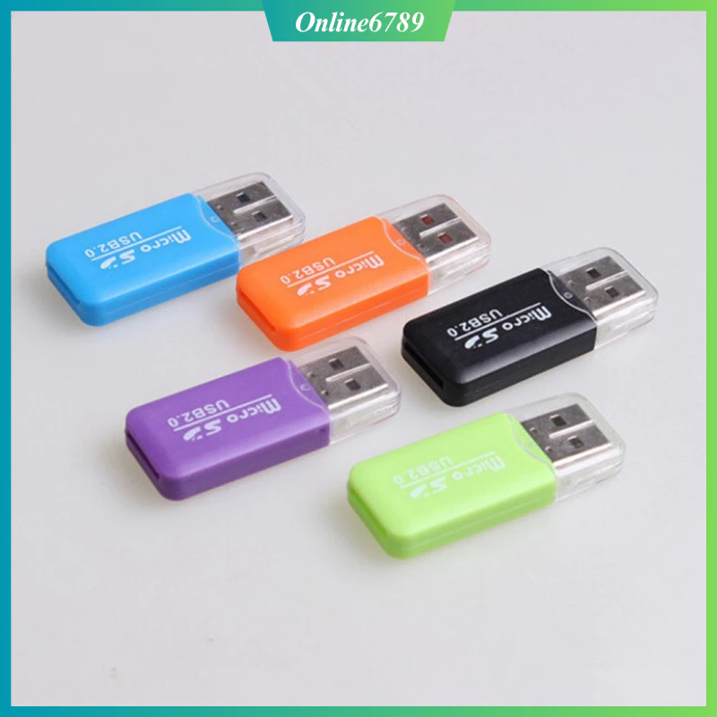 Đầu đọc thẻ nhớ Micro Sd cổng usb, đầu lọc thẻ nhớ mini dùng kết nối pc, laptop, loa đài