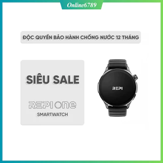 Đồng hồ thông minh Repi One smartwatch chính hãng hỗ trợ theo dõi sức khỏe, sang trọng, thời thượng