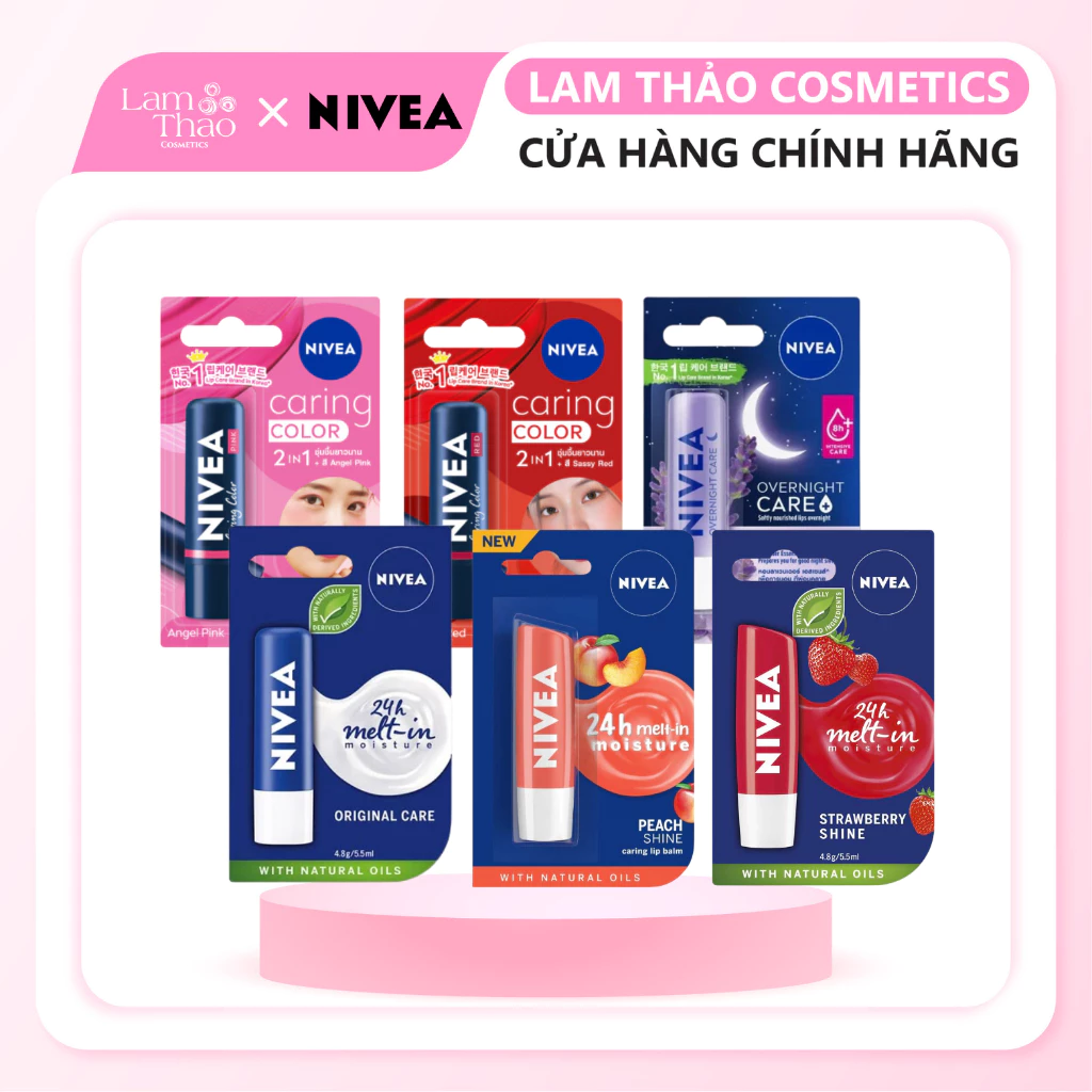 Son Dưỡng Cho Môi Nivea Lip Balm