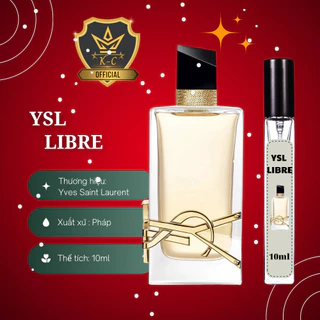 Nước hoa nữ ysl libre Nước hoa chiết nữ 10ml thơm lâu phong cách sang trọng quyến rũ