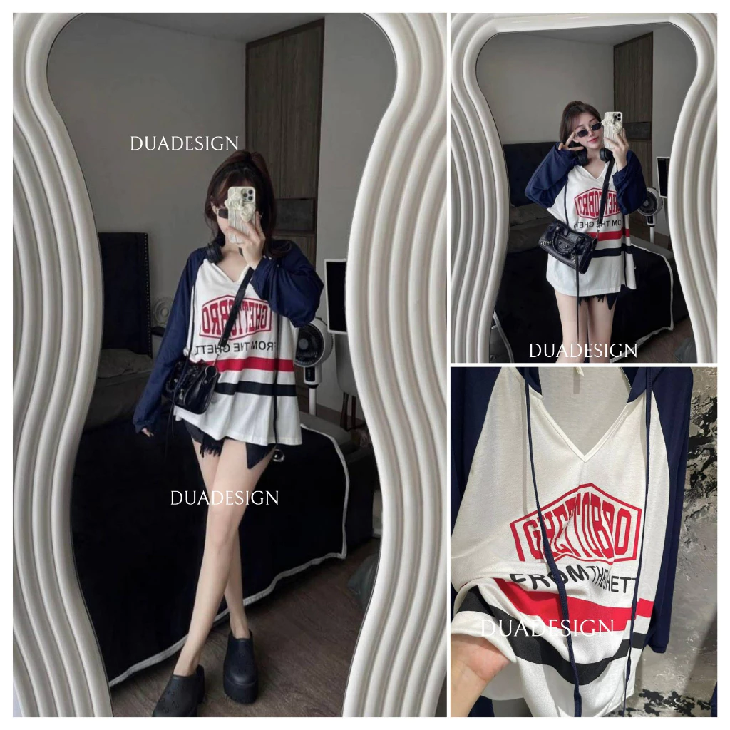 Áo Hoodie Nữ Dài Tay Áo Cotton Giấy Thời Trang Hàn Quốc Nữ Có Mũ Mẫu AOHOODIEMUTHAN.D195