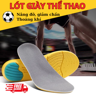 Lót giày thể thao Eva 3 lớp, êm chân, siêu nhẹ, giảm va chạm, khử mùi, thoáng khí