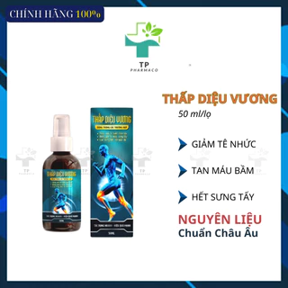 XỊT KHỚP THẤP DIỆU VƯƠNG_Giảm tê nhức, tan máu bầm, hết sưng tấy_50 ml/lọ