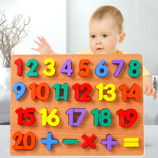 [Bảng Nổi] Bảng chữ cái tiếng việt, bảng chữ cái gỗ nổi chữ và số cho bé làm quen với chữ cái và số