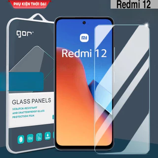 Cường lực Gor Redmi 12 / Redmi Turbo 3 trong suốt trơn mượt chất kính đẹp 9H / 2.5D