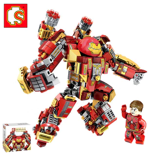 Đồ chơi lắp ghép trẻ em - Mô hình lắp ráp Robot biến hình - Transformer Super Heroes Hulk Armor - Qùa tặng