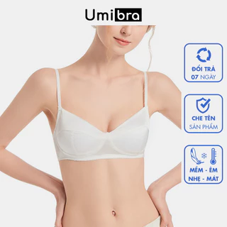 Áo ngực mỏng Umibra sợi Satin thông thoáng dáng basic gợi cảm cho nữ - AN43