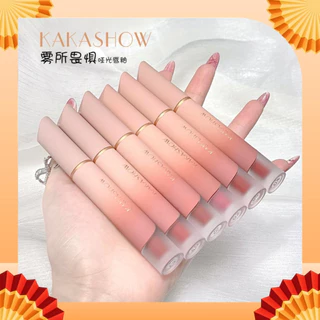 Son Kem Nhung Sữa KAKASHOW Silky Touch Matte C049 Hiệu Ứng Mờ Lì, Mềm Mướt, Hottrend, Căng Mọng, Nội Địa Trung - Salmon