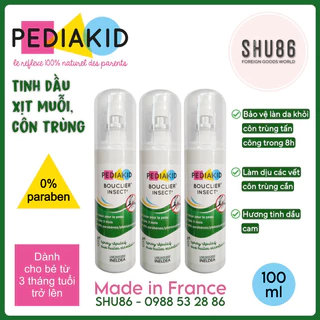 [SHU86] Xịt chống muỗi Pediakid 100ml