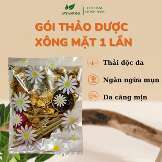 Xông mặt thảo dược, thảo mộc xông mặt thải độc làm sạch da sáng da ngăn ngừa mụn