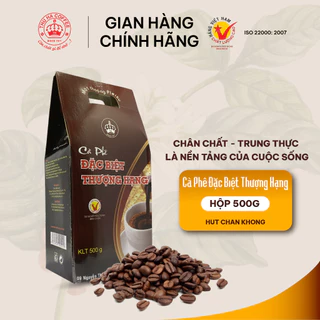 Cà Phê Đặc Biệt Thượng Hạng THU HÀ COFFEE Hộp 500g Thơm Ngon Đậm Đà