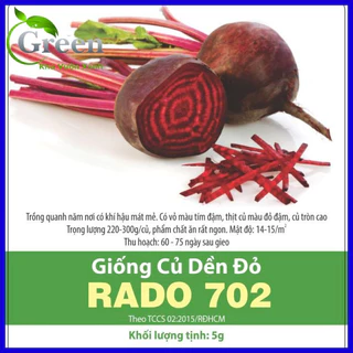 Hạt Giống Củ Dền Đỏ