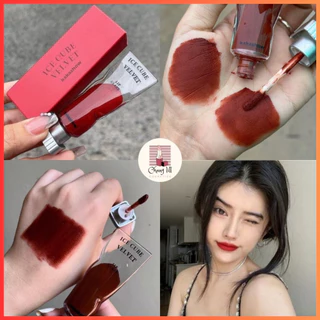 Son Kem Lì Kakashow Dạng Tuýp Ice Cube Velvet Lip Glaze Trong Suốt Mềm Mịn Môi