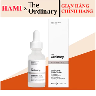 The Ordinary Hyaluronic Acid 2% + B5 30ml của Mỹ, Tinh Chất Phục Hồi Và Dưỡng ẩm Sâu.