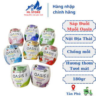 Sáp thơm đuỗi muỗi Oasis Thái Lan 180g, Sáp chống muỗi