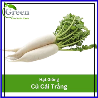 Hạt Giống Củ Cải Trắng (Củ Cải Tuyển) 20 Gam