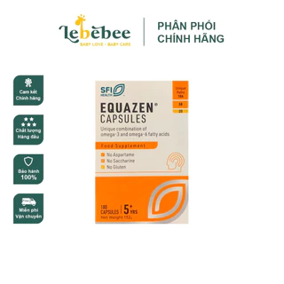 DHA Equazen cho bé từ 5y+ ( 180 viên) MẪU MỚI MÀU CAM