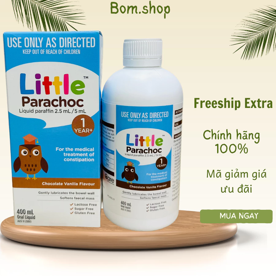 (Date 2025)Siro táo bón Little Parachoc Úc cho bé 🔥𝐍𝐄𝐖🔥 giá tốt mẫu mới