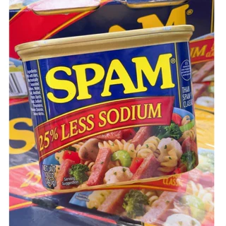 DATE 2026 Thịt Hộp Hormel Spam 25% Less Sodium (340g) Mỹ